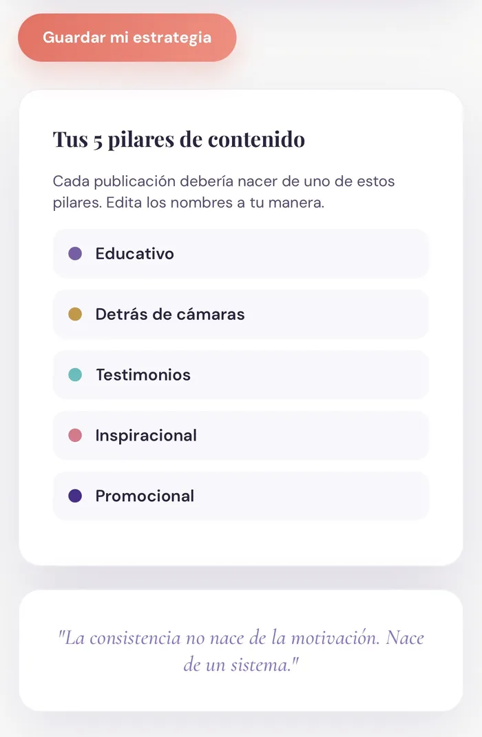 Metas y Estrategia de Chispa Creativa™